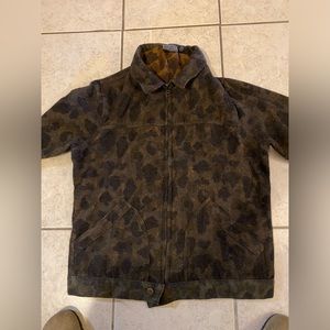 Naked and Famous wool camo jacket